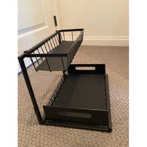 Under Sink Organizer and Storage, 2 Pack Pull Out Cabinet Organizer